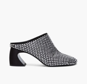 ID Mule With Crystal Embellishment