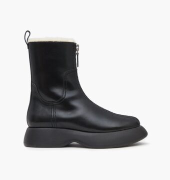 Mercer Zip Shearling Combat Boot