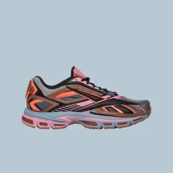 Running-inspired shoes with a futuristic design
