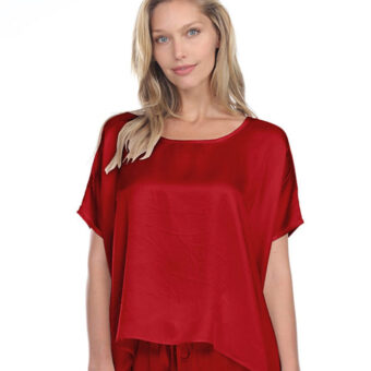 Roxxy Satin Lounge Top