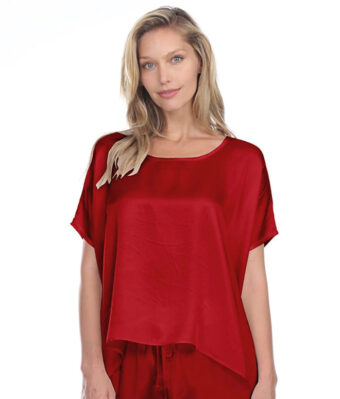 Roxxy Satin Lounge Top