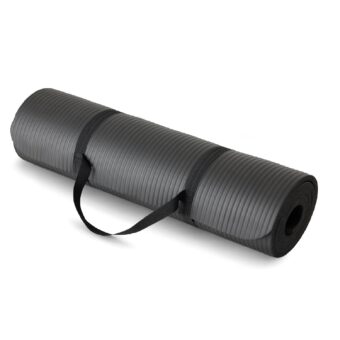 Amazon Basics Extra Thick Exercise Yoga Mat with Carrying Strap