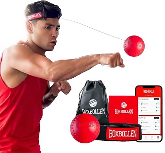Boxbollen® Boxing Reflex Ball - Celebrity-Endorsed Home Workout Game