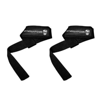 Gymreapers Lifting Wrist Straps for Weightlifting, Bodybuilding, Powerlifting, Strength Training, & Deadlifts - Padded Neoprene with 18 inch Cotton