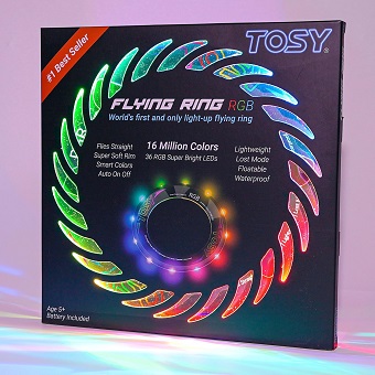TOSY Flying Ring - 36 RGB Multicolor or 12 Monocolor LEDs