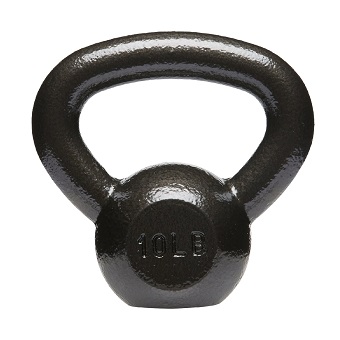 Amazon Basics Cast Iron Kettlebell for Strength Training