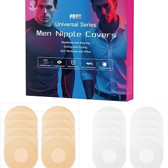 pbuu Nipple Covers for Running Men No Show Protection Men